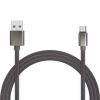 Кабель для зарядки и передачи данных Jet.A JA-DC24 2м серый (TPE, USB2.0/micro USB, QC 3.0, 2A) (JA-DC24 2m Grey)