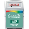 SanDisk CompactFlash Card 128Mb with Wi-Fi (802.11b, PC Card Adapter)