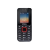 Телефон GINZZU M102D mini черный/красный 1.8", 2*SIM, 0.3Mp,Flash,MP3,FM (M102DBR)