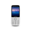 Телефон GINZZU M201 белый/серый 2.4", 2*SIM, 1.3Mp, Flash, MP3, FM (M201WG)