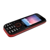 Телефон GINZZU M201 черный/красный 2.4", 2*SIM, 1.3Mp, Flash, MP3, FM (M201BR)