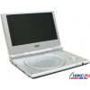 BBK <DL385DC Silver> Portable DVD/CD/MPEG4/MP3/WMA/JPEG Player (LCD 8", ПДУ, CR, AV In/out) +БП +авто. Адаптер
