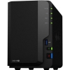 Сетевой накопитель Synology DS218+ 2,0GhzCPU/2GB(upto6)/RAID0,1/up to 2HDDs SATA(3,5' 2,5')/3xUSB3.0/1eSATA/1GigEth/iSCSI/2xIPcam(up to 25)/1xPS