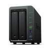 Сетевой накопитель Synology DS718+ RAID0,1,10,5,6/up to 2hot plug HDDs SATA(3,5' or 2,5')(up to 7 with DX517)/3xUSB3.0/1eSATA/2GigEth/iSCSI/2xIPcam(up