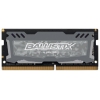 Crucial 8GB Crucial DDR4 2666 SO DIMM Ballistix Sport LT Gray Gaming Memory BLS8G4S26BFSD Non-ECC,  CL16, 1.2V,