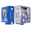Miditower Thermaltake <V1420D> Blue+Silver Window Xaser III V1000 ATX 420W (20+4пин)