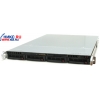 SuperMicro 1U 6014H-32B Black (Socket604, iE7520, SVGA, CD/FDD,SAS RAID,4xHotSwap SAS,LAN 2x1000,8DDR-II,500W)
