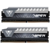 Память PATRIOT Viper Elite Gaming DDR4 Общий объём памяти 8Гб Module capacity 4Гб Количество 2 2666 МГц Множитель частоты шины 16 1.2 В серый PVE48G266C6KGY