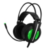 Игровая стереогарнитура Jet.A Panteon GHP-500 PRO чёрная с зелёной подсветкой и звучанием 7.1+вибро (GHP-500 Pro Black)