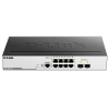 Коммутатор D-Link DGS-3000-10L/B1A Управляемый коммутатор 2 уровня с 8 портами 10/100/1000Base-T и 2 портами 1000Base-X SFP