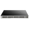 Коммутатор D-Link DGS-3130-54TS/A1A Управляемый стекируемый 3 уровня с 48 портами 10/100/1000Base-T, 2 портами 10GBase-T и 4 портами 10GBase-X SFP+