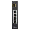 Коммутатор D-Link DIS-100G-5PSW/A1A Промышленный неуправляемый коммутатор с 4 портами 10/100/1000Base-T, 1 портом 1000Base-X SFP, функцией энергосбере
