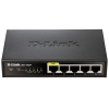 Коммутатор D-Link Switch DES-1005P/B1A Неуправляемый коммутатор с 5 портами 10/100Base-TX, функцией энергосбережения и поддержкой QoS (4 порта с подде