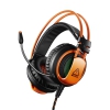 Гарнитура CANYON (3.5mm jack, USB, вибрация, микрофон,регулятор громкости,2M)  чёрный-оранжевый (7XCNDSGHS5) (CND-SGHS5)