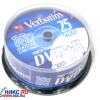 DVD+R Disc Verbatim   4.7Gb  16x  <уп. 25 шт> на шпинделе,  printable <43539>