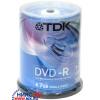 DVD-R Disc TDK   4.7Gb  16x  <уп. 100 шт>  на шпинделе