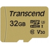 Карта памяти Transcend 32GB microSDXC Class 10 UHS-I U1 V30 R95, W60MB/s with adapter (TS32GUSD500S)