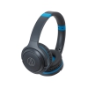 Наушники Audio-Technica ATH-S200BTGBL Blue,BLUETOOTH Беспроводные / Накладные с микрофоном / Черный-синий / 5 Гц - 32 кГц / 102 дБ / до 40 ч / Blueto (15120052)