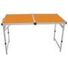 Стол походный Camping World Funny Table Orange (цвет оранжевый, чехол, допустимая нагрузка до 30 кг, размер 120х60х53/62/70 см) (TC-014)