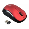 Мышь Oklick 655MW черный/красный оптическая (1000dpi) беспроводная USB (3but) (1025125)