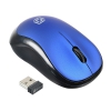 Мышь Oklick 655MW черный/синий оптическая (1000dpi) беспроводная USB (3but) (1025122)