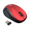 Мышь Oklick 665MW черный/красный оптическая (1000dpi) беспроводная USB (3but) (1025135)