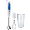 Блендер погружной Braun MQ 3005 WH Cream, 700 Вт., белый/синий (0X22111197)