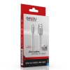 Кабель Ginzzu GC-555UW, USB data-кабель для iPhone, белый, 1,0м