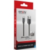 Кабель Type-C 1м GINZZU GC-801B круглый черный