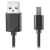 Кабель microUSB 1м GINZZU GC-401B круглый черный