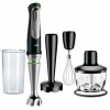 Блендер погружной Braun MQ 9037X, 1000Вт, (SAUCE+)/, чёрный/серебристый (0X22111180)
