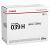 Тонер-картридж Canon 039H Black  для LBP351/352