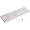 Клавиатура SVEN Wireless KB-C2200W White  <USB> 104КЛ, беспроводная