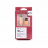 Кабель Gmini GM-FDC-220-IP6-MUSB-O, USB-microUSB+Lightning плоский, 1м, оранжевый