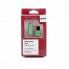 Кабель Gmini GM-LDC-200G, USB-microUSB с индикатором заряда, зелёный