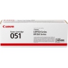 Картридж Canon 051 для LBP162dw. Чёрный. 1700 страниц. (2168C002)