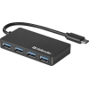 Defender Quadro Transfer <83208> 4-Port USB3.1 HUB,  подкл. USB-C