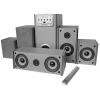 Колонки SVEN IHOO <MT5.1R> Silver Home Theater Speaker System (5колонок +Subwoofer, дерево, ПДУ)