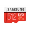 Карта памяти MicroSDXC 512GB Samsung EVO Plus v2 UHS-I U3 + SD Adapter (R100/W90Mb/s) (MB-MC512GA/RU)