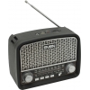 SVEN <SRP-555 Black-Silver> Радиоприёмник  (FM/AM, USB, SD/microSD)