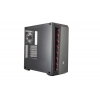 Корпус Cooler Master MasterBox MB510L Red trim Edge to Edge Transparent Side Panel MidiTower без Б/П ATX MicroATX MiniITX Цвет красный MCB-B510L-KANN-S00