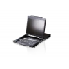 Коммутатор KVM/LCD PS2 USB VGA 19" 16PT CL5816N-ATA-RG ATEN LCD КВМ ATEN {CL5816N-ATA-RG} 2 user консоль LCD 19" =>16 cpu/портов/port PS2/USB+VGA, с KVM-шнурами USB/PS2 2х1.8м., 1280x1024, 1U 19", исп.спец.шнуры, OSD, каскад 512, лат./рус.клав., крепление Dual Rail