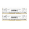 Память DDR4 16Gb 2x8GB (pc-19200) 2400MHz Crucial Ballistix Sport LT White CL16 SRx8 BLS2K8G4D240FSCK