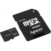 Apacer <AP16GMCSH10U1-R> microSDHC Memory Card 16Gb UHS-I U1 Class10  +  microSD-->SD  Adapter