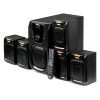 Колонки Dialog Progressive AP-505 BLACK - 5.1, 45W+5*7W RMS, Bluetooth, USB, SD, FM, RC