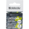 Батарея ALKALINE AAA 1.5V LR03-04B 4PCS 56008 DEFENDER
