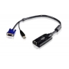 Адаптер CAT5 KVM USB VGA 50M KA7170-AX ATEN Модуль удлинителя ATEN {KA7170-AX} KVM USB, 50 метр., 1xUTP Cat5e, для подкл. комп. к перекл. KH15xxA/KH15xxAi/KL15xxA/KL15xxAi/KH25xxA/KN21xxx/41xxx/11xxv/KM0x32, макс.разр.1600х1200, RJ45+HD-DB15+USB A-тип, Female+2xMale, без Б.П.