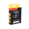 Кабель Lightning/USB 1.0м, силиконовая оплетка, черный (MFI) CANYON <CNS-MFICAB01B>
