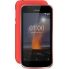 NOKIA 1 DS <11FRTR01A05>TA-1047 Warm Red  (1.1GHz,1Gb,4.5"854x480 IPS,4G+WiFi+BT,8Gb+microSD,5Mpx)