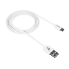 Кабель Micro USB, 1M, White CANYON <CNE-USBM1W>